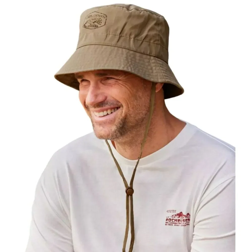 Atlas For Men Mens Explorer Bucket Hat / Beige